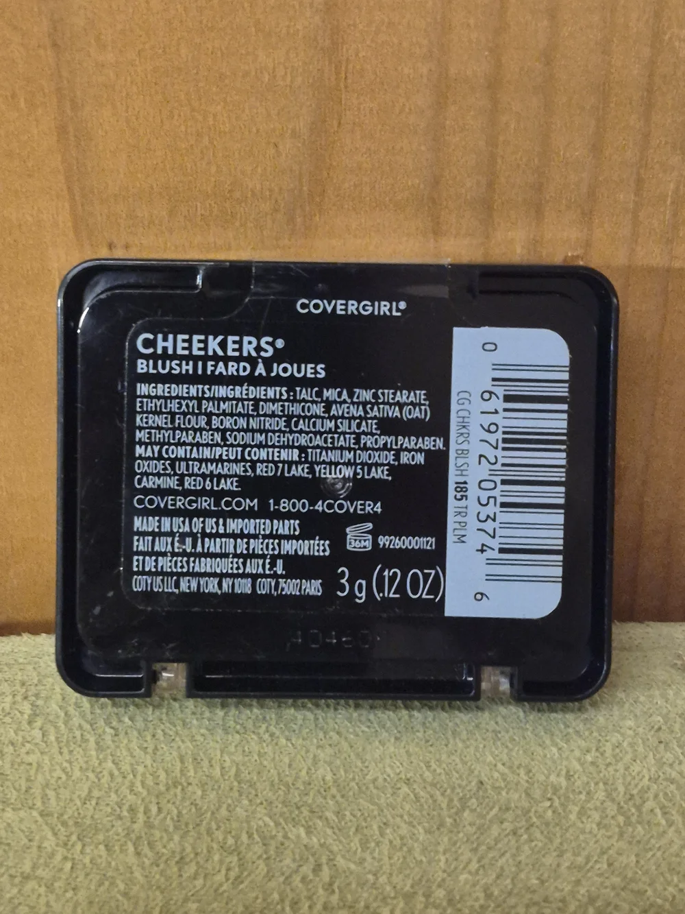 Covergirl Cheekers Blush #185 True Plum NEW Sealed